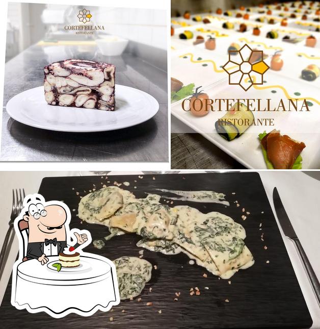 Ristorante Cortefellana serve un'ampia selezione di dolci