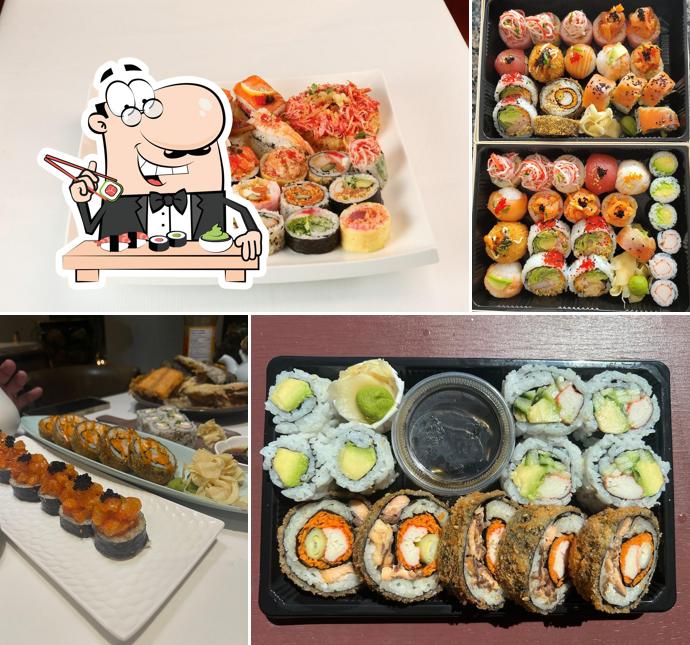 Essayez de nombreuses options de sushi