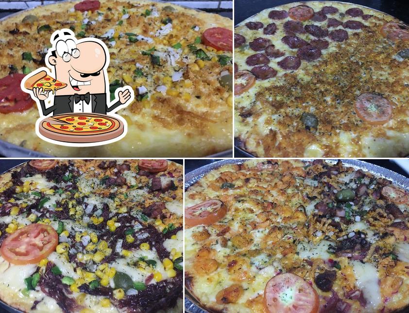 Consiga pizza no Sandro Pizzaria