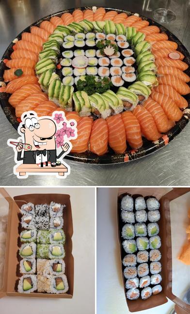 Prova le varie opzioni di sushi