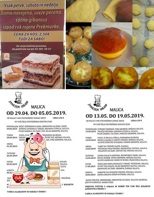 Gostilna Janezov hram Janez Anderlič s.p. offre un'ampia selezione di dolci