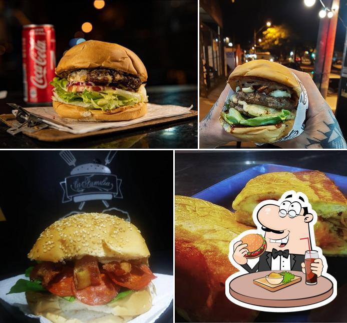 Delicie-se com um hambúrguer no La Familia Food Truck