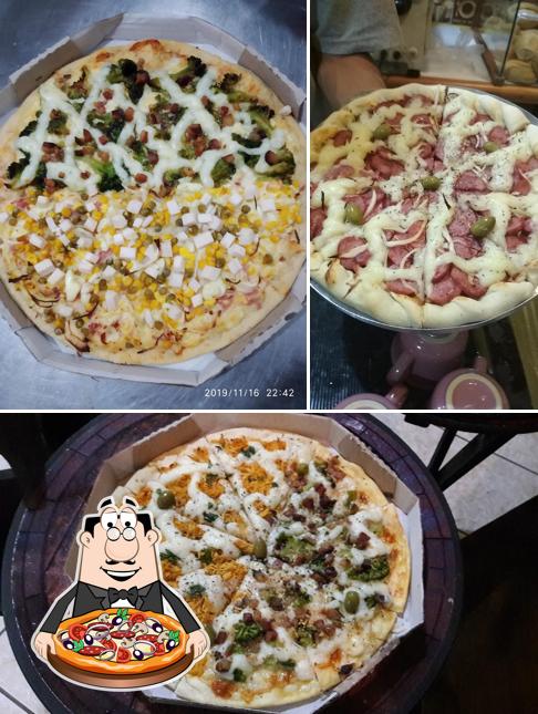 Experimente pizza no São José Padaria, Pizzaria e Conveniência