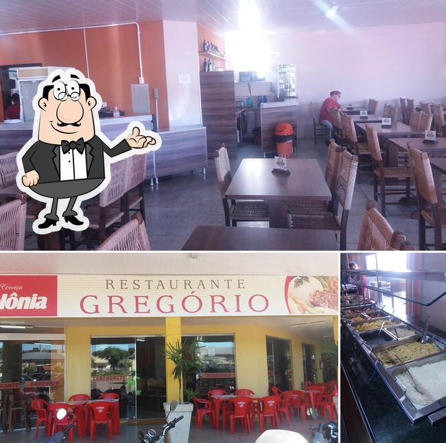 A foto da interior e comida no Restaurante Gregorio