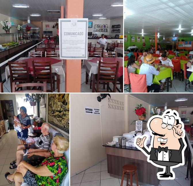 O interior do Restaurante e Pizzaria Casa Nostra