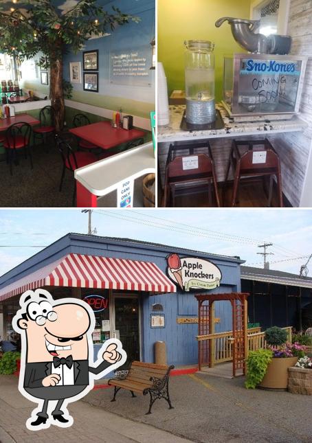 Apple Knockers Ice Cream Parlor in Vicksburg Restaurant menu and reviews