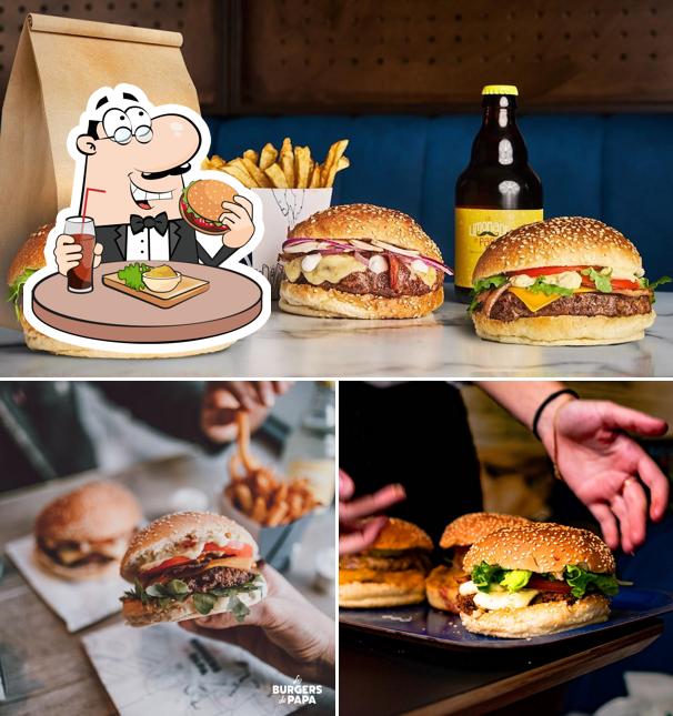 Les hamburgers de Les Burgers de Papa will satisferont différents goûts