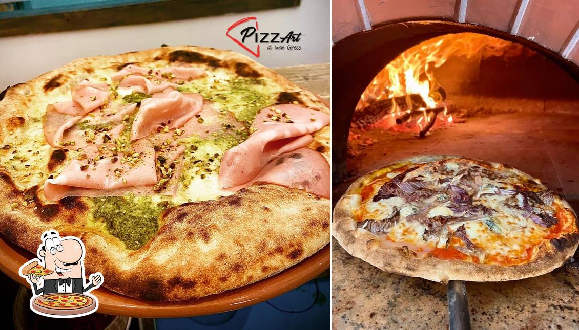 Scegli una pizza a Pizzart Di Ivan Greco