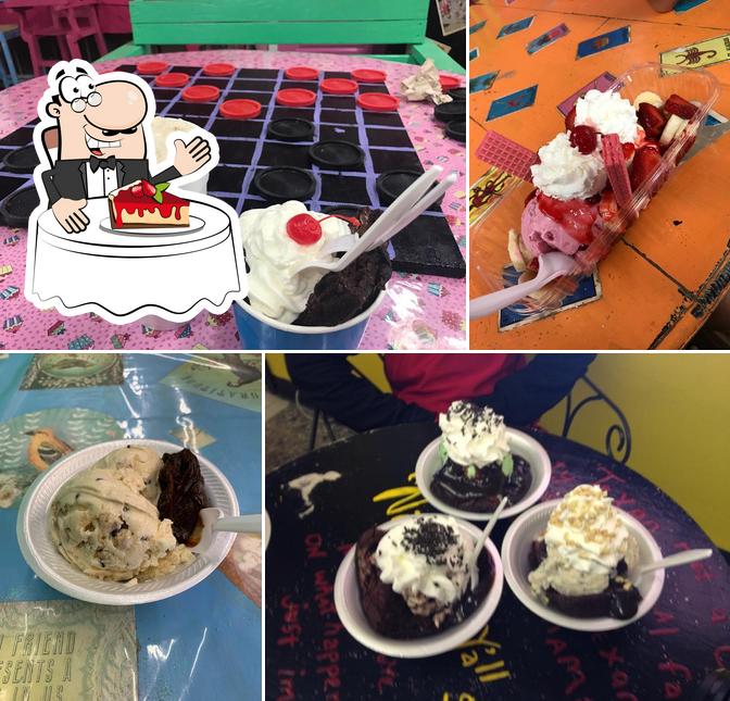 Desserted Island Ice Cream offers a selection of sweet dishes