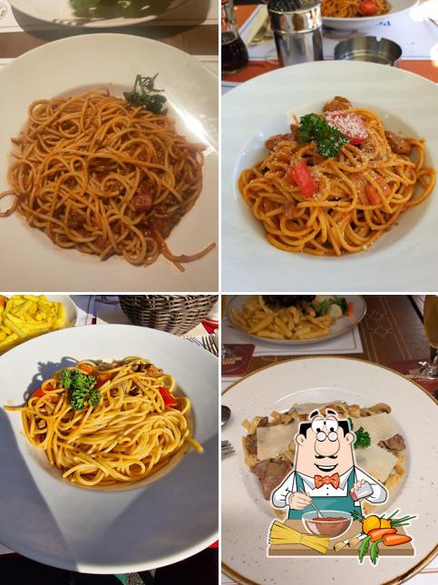 Spaghetti alla bolognese al Ristorante Ponte di Legno Pizzeria