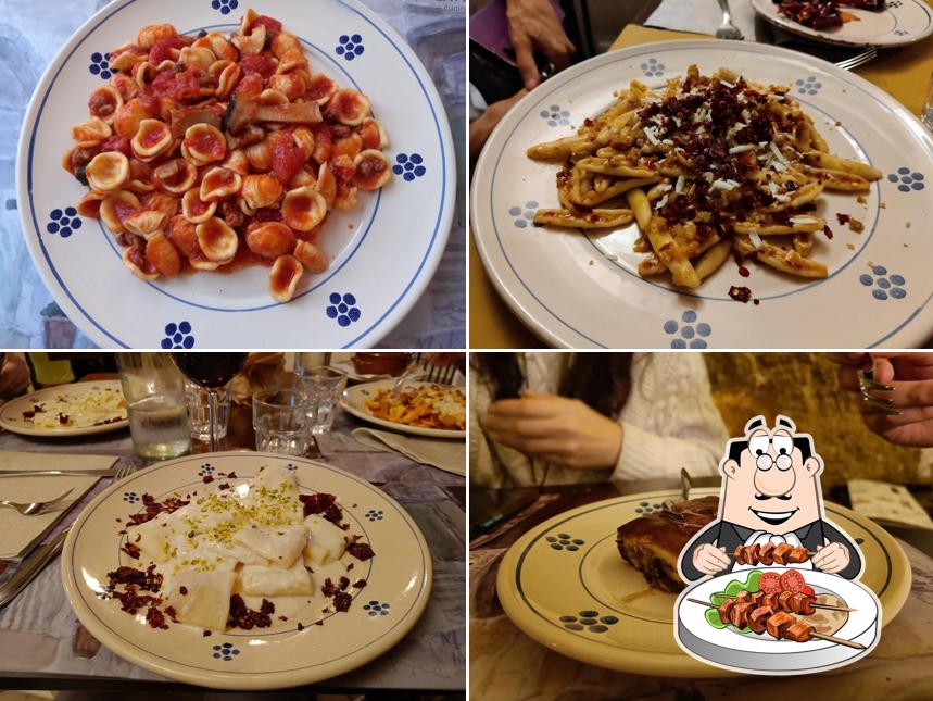 Cibo al Trattoria del Caveoso