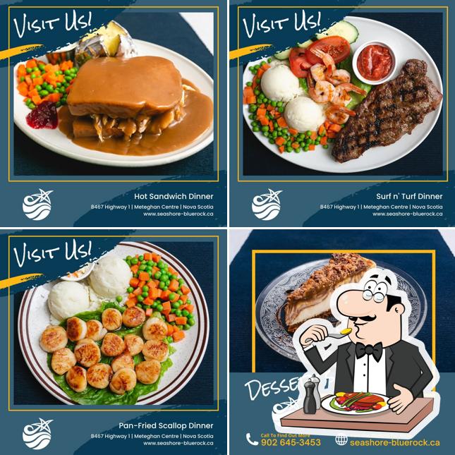 Seashore Restaurant & Blue Rock Lounge in Meteghan Restaurant menu