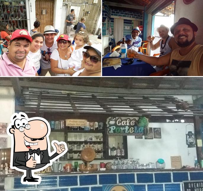 Here's a picture of Café Portela