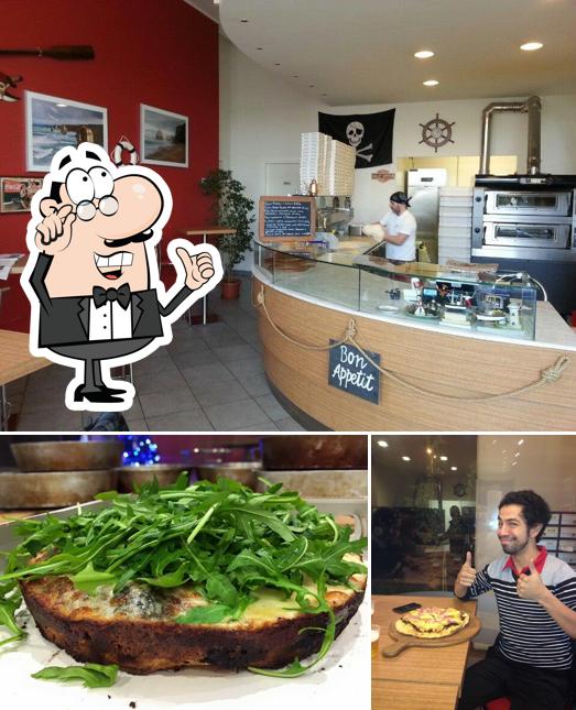 La photo de la intérieur et nourriture concernant Pizzeria Dal Pirata