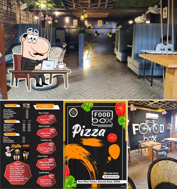 The interior of Food Box