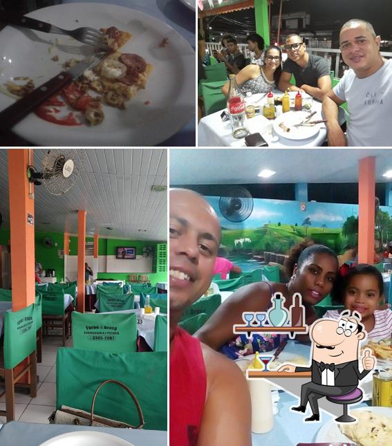 Sente em uma das mesas no Forno & Brasa - Cajazeiras