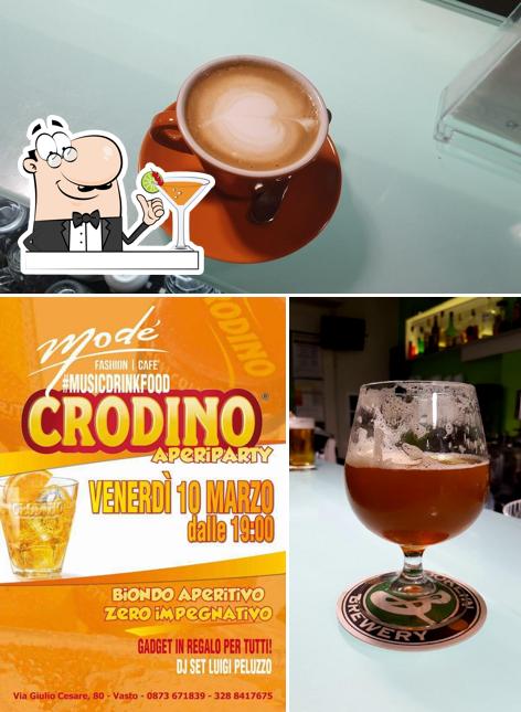 Prenditi un drink dal menu