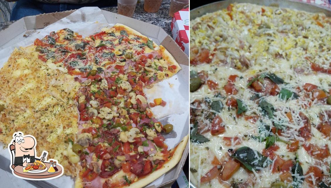 Escolha pizza no Pizzaria Real