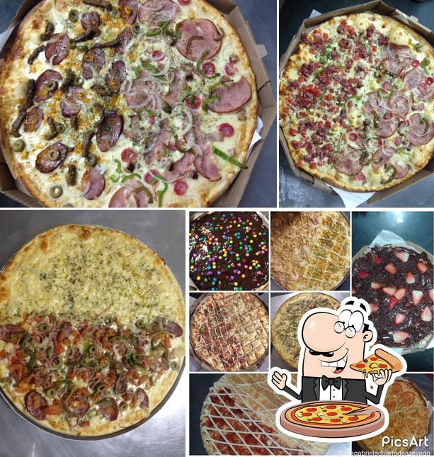 Consiga pizza no Cantinho das Massa Pizzaria
