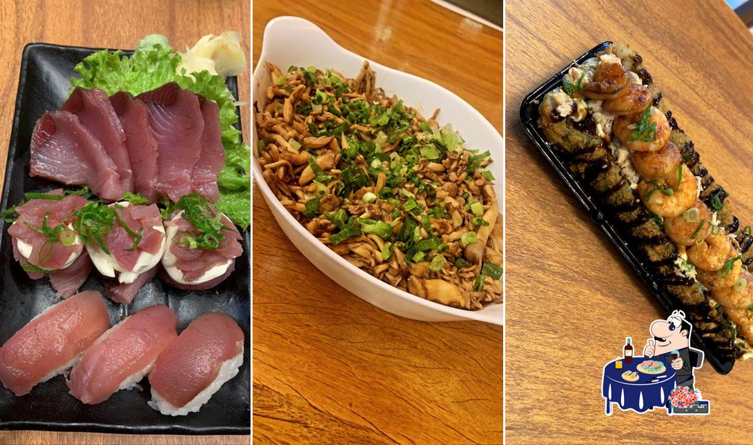 Sashimi em Happy Maki - Aruã Boulevard