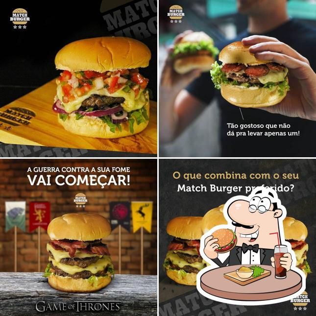 Os hambúrgueres do Match Burger irão saciar uma variedade de gostos