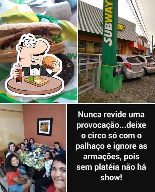 Consiga um hambúrguer no Subway