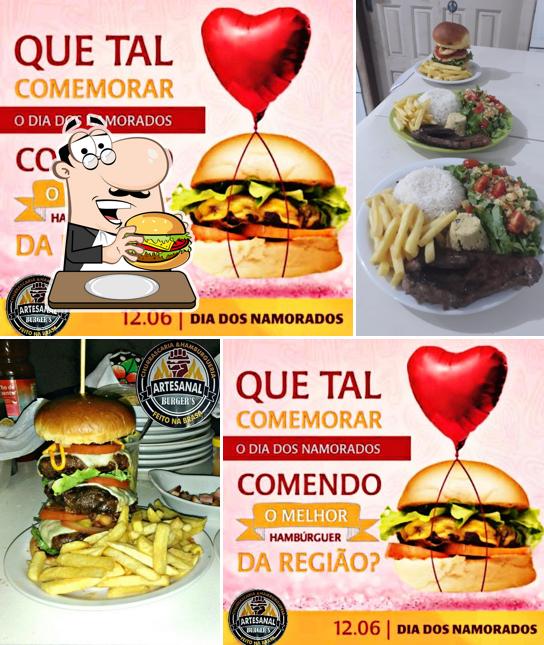 Consiga um hambúrguer no Artesanal Burger's