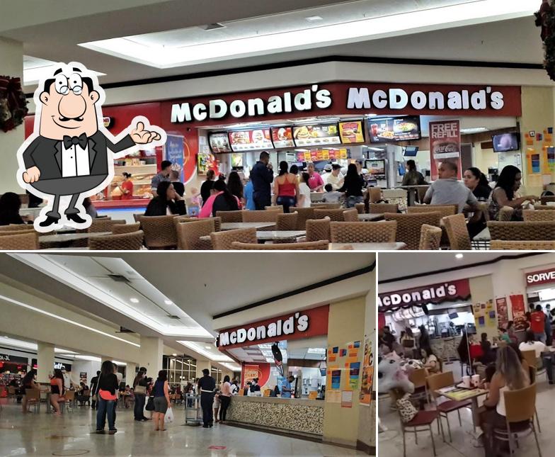 O interior do McDonald's