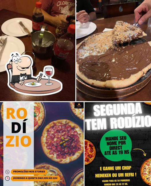 Comida em Pizzaria Estrela da Ilha