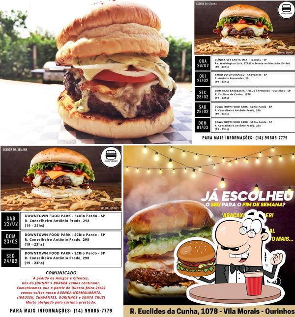 Os hambúrgueres do Johnny's Burger irão satisfazer diferentes gostos