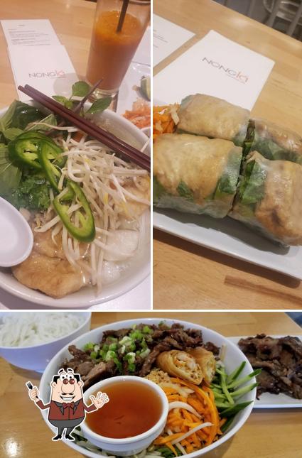 Еда в "Nong Lá Vietnamese Cafe"