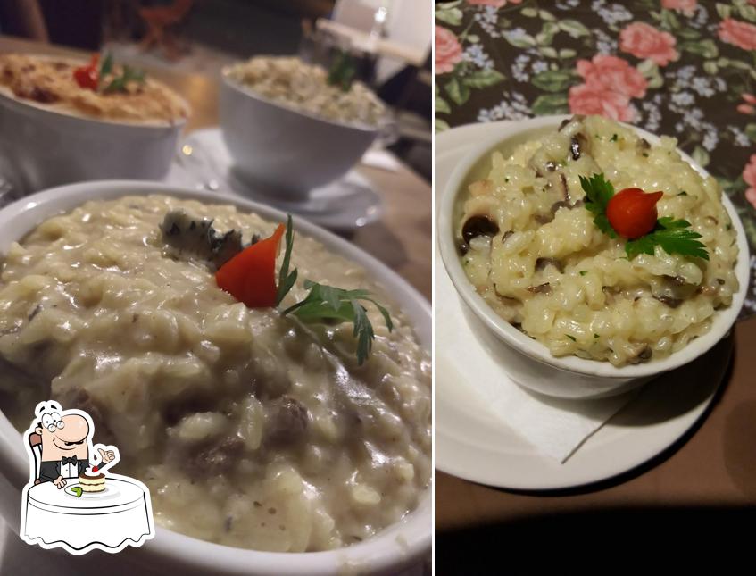 Cumbuca Risotos e Escondidinhos oferece uma escolha de pratos doces