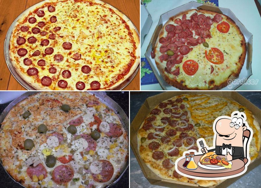 Escolha pizza no Pizzaria Xerife