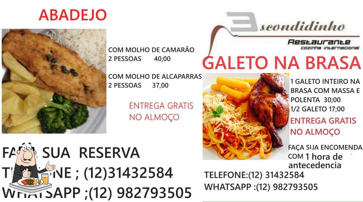 Comida em Restaurante Escondidinho