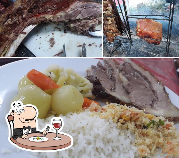 Comida em Restaurante dos Gauchos