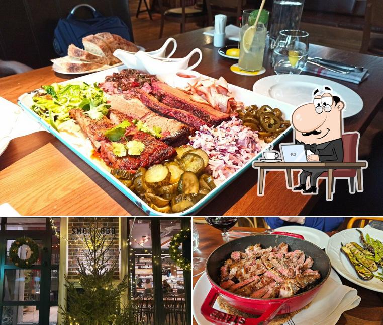 В Smoke BBQ есть внутреннее оформление, внешнее оформление и многое другое