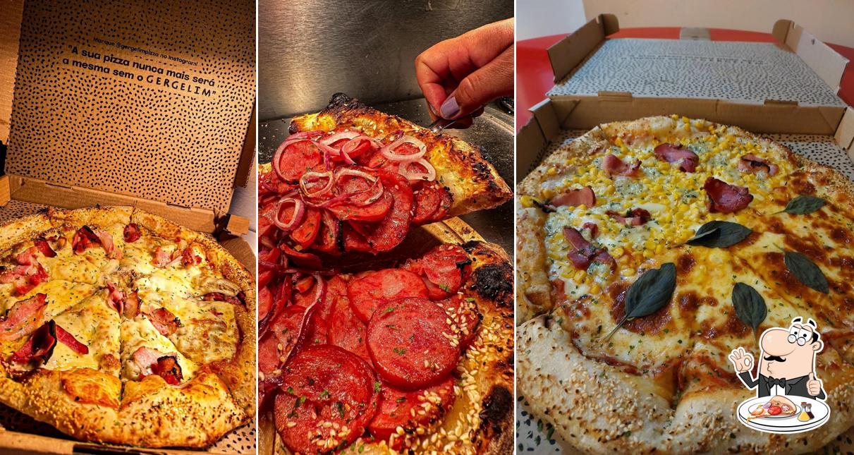 Escolha diferentes tipos de pizza