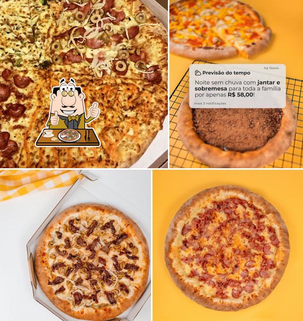 Experimente diversos tipos de pizza