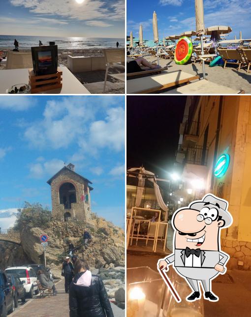 Goditi la vista dagli esterni di La Cambusa ristorante specialità di mare Alassio