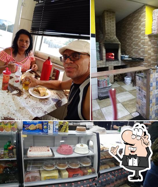 O interior do Padaria Amazonas