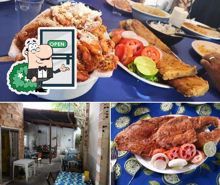 A imagem da exterior e comida no Biroska Brasil
