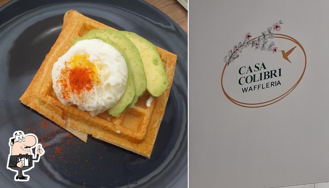 Look at this picture of Casa Colibri waffleria