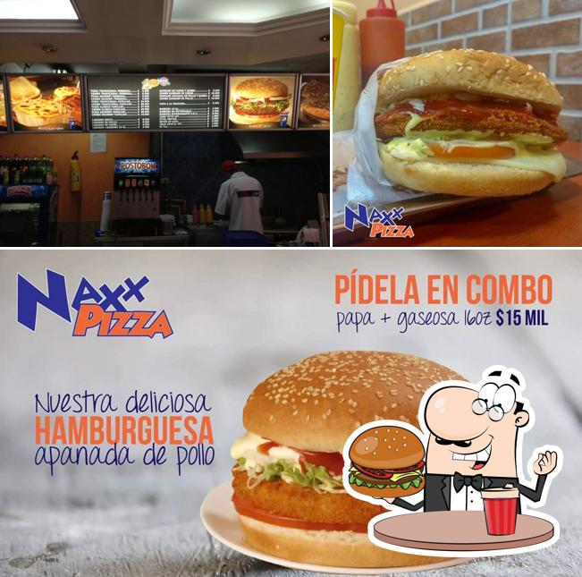 Order a burger at NAXX PIZZA