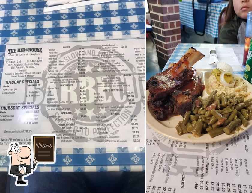 Rib House BBQ Restaurant in San Antonio Restaurant menu and reviews