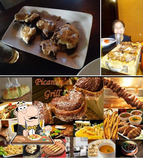 Comida em Picanhas Grill