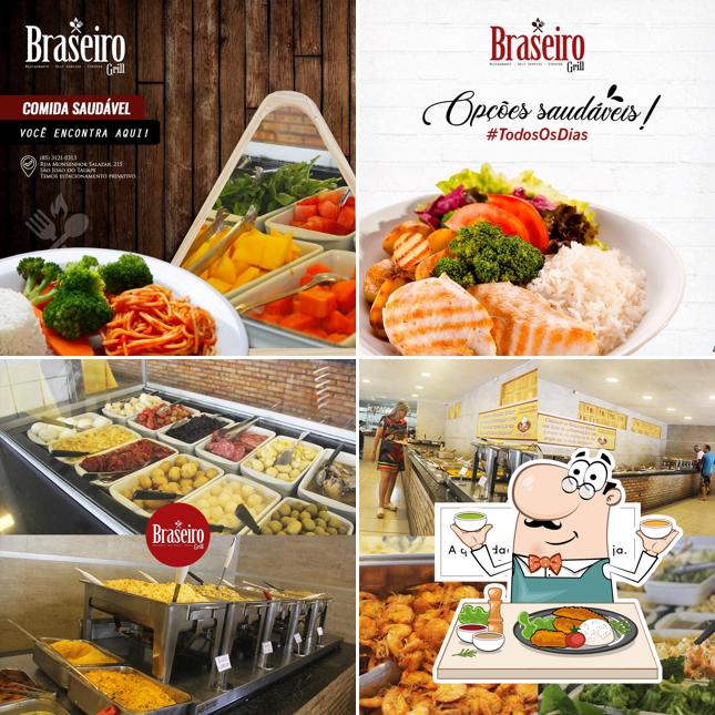 Comida em Churrascaria Braseiro Grill