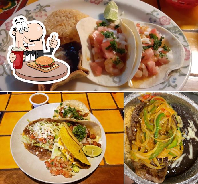 Try out a burger at Monterrey Mexican Restaurant