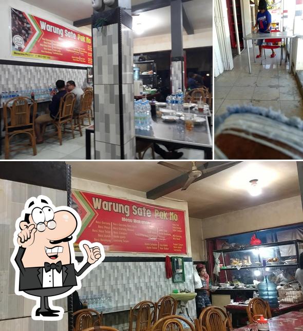 The interior of Warung Sate Pak No Cab Poka