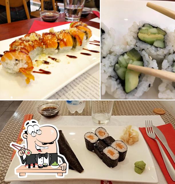 Prova le diverse opzioni di sushi