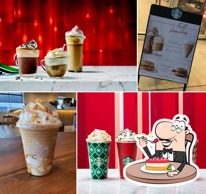 "Starbucks" представляет гостям большой выбор сладких блюд